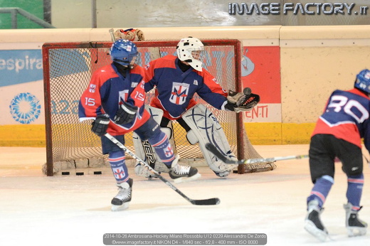 2014-10-26 Ambrosiana-Hockey Milano Rossoblu U12 0229 Alessandro De Zordo